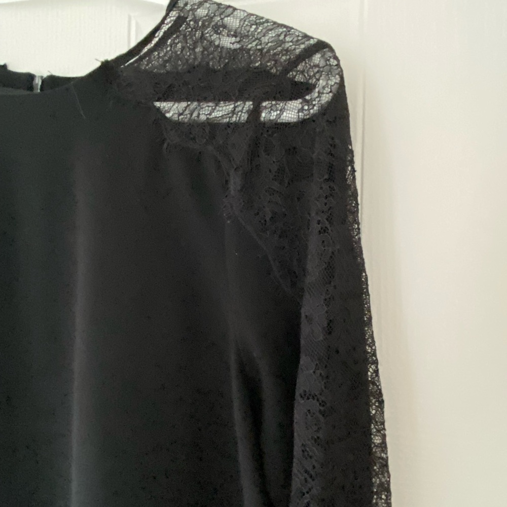 Zara black lace mini dress - Picture 2 of 7